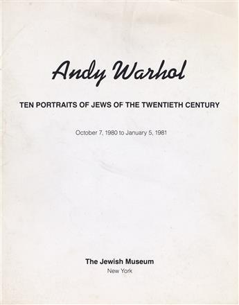 ANDY WARHOL (after) Ten Portraits of Jews of the Twentieth Century